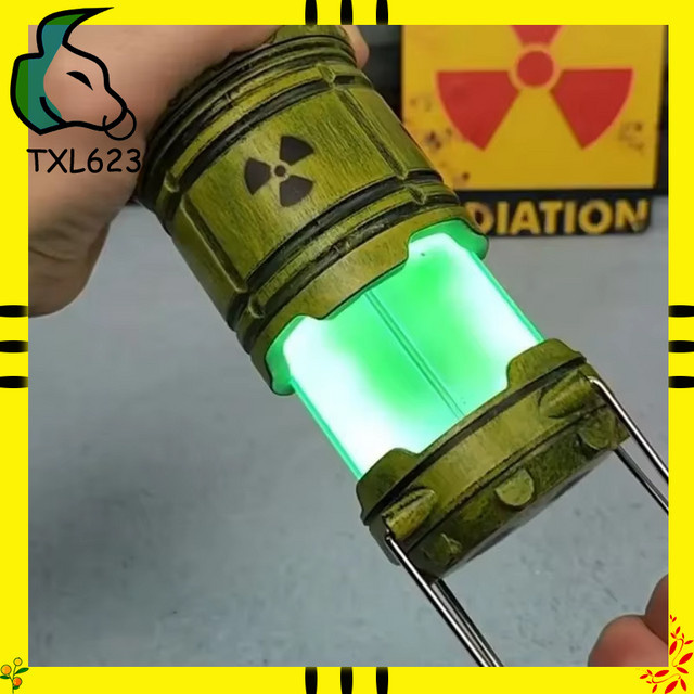 Mini Simulation Nuclear Reaktor Laterne als dekorative Handheld Camping Lampe und Nachtlicht - Bild 1
