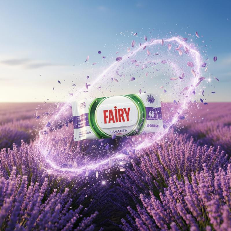 Fairy Feuchte Reinigungstücher Universal Lavendel 100 Stück - Bild 3
