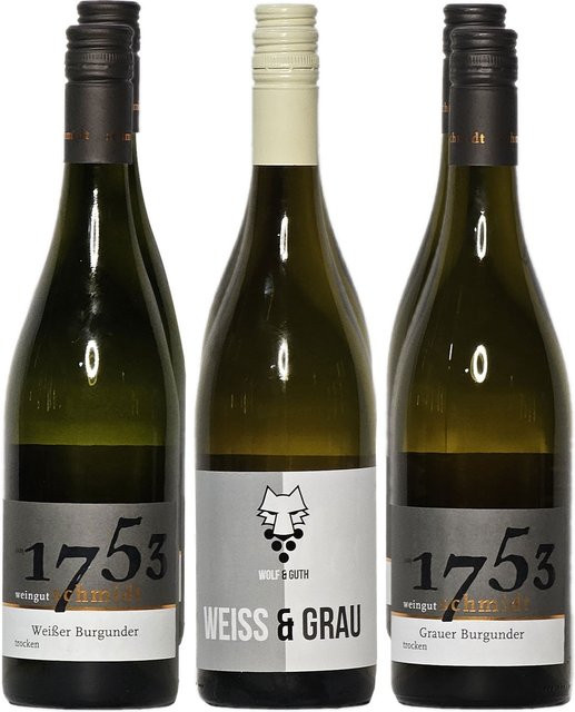 Weingut Schmidt Burgunder, Pinot Gris / Grigio, trocken, Weißwein, 2021, 6 x 0,75 l - Bild 1
