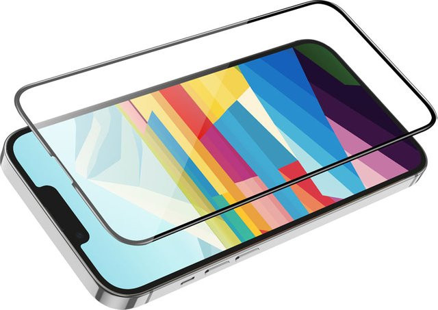 HOCO G16 Schutzfolie aus gehärtetem Glas für Apple iPhone 16 und iPhone 15, 5D Vollverklebung, Schwarz - Bild 1