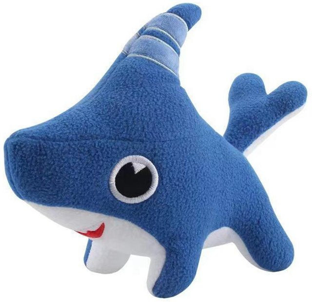 Kidsly Hai Hund Kuscheltiere, Plüsch Spielzeug, Blau, ab 14 Jahre - Bild 1