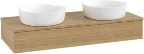 V&B Waschtischunterschrank Antao ohne Frontstruktur in Honig Eiche, B/T/H: 120 x 50 x 19 cm - Bild 1