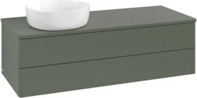 V&B Waschtischunterschrank Antao mit Beleuchtung, Farbe: Grau, B/T/H: 120 x 50 x 50 cm - Bild 1