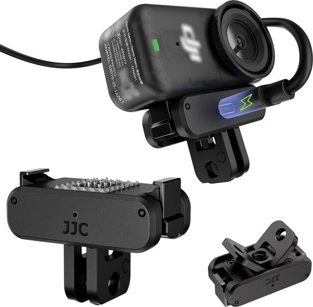 JJC Magnetischer Schnellwechsel-Ladeadapter für DJI Osmo Nano, Faltbare Basis, Schwarz - Bild 1