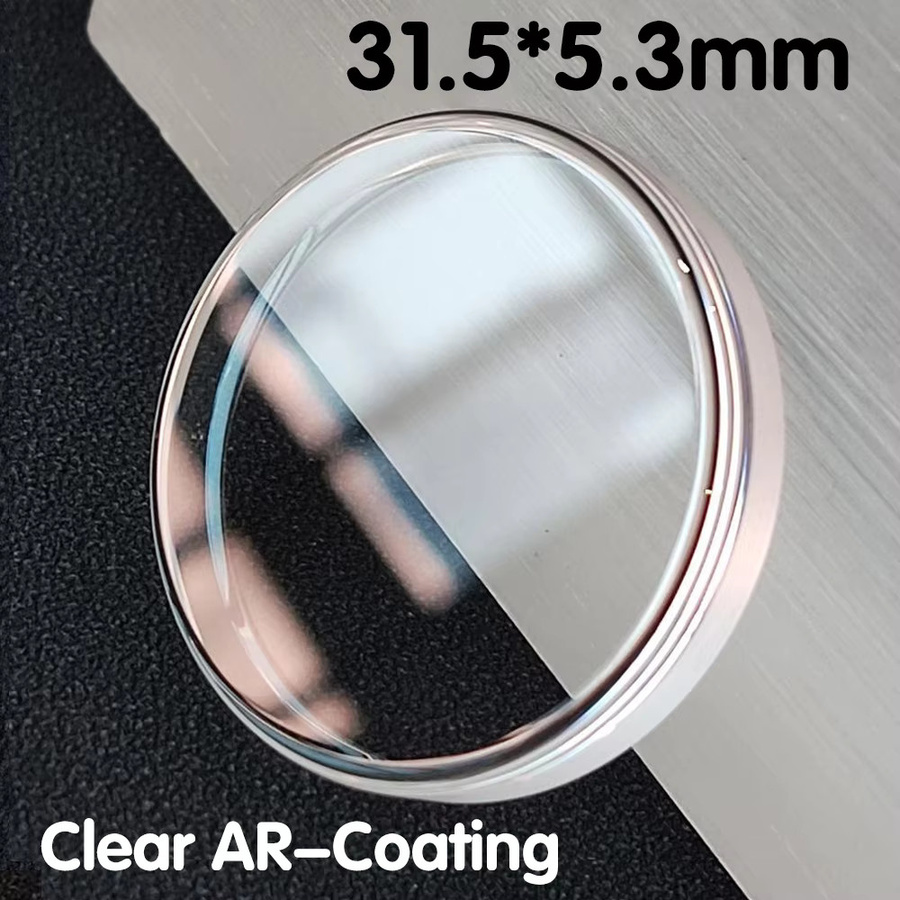 OUMASHI Uhrenglas, Saphirglas, Kuppel, große Fase, Kristall, 31,5 x 5,3 mm, Unisex - Bild 3