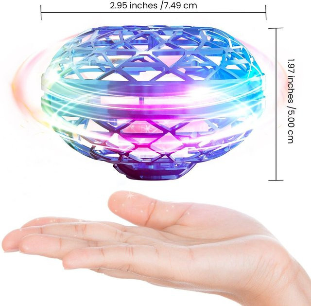 Kidsly Galaxy Ball Fly Spinner, Schwebeball-Bumerang, mit Lichtern, ab 3 Jahren - Bild 1