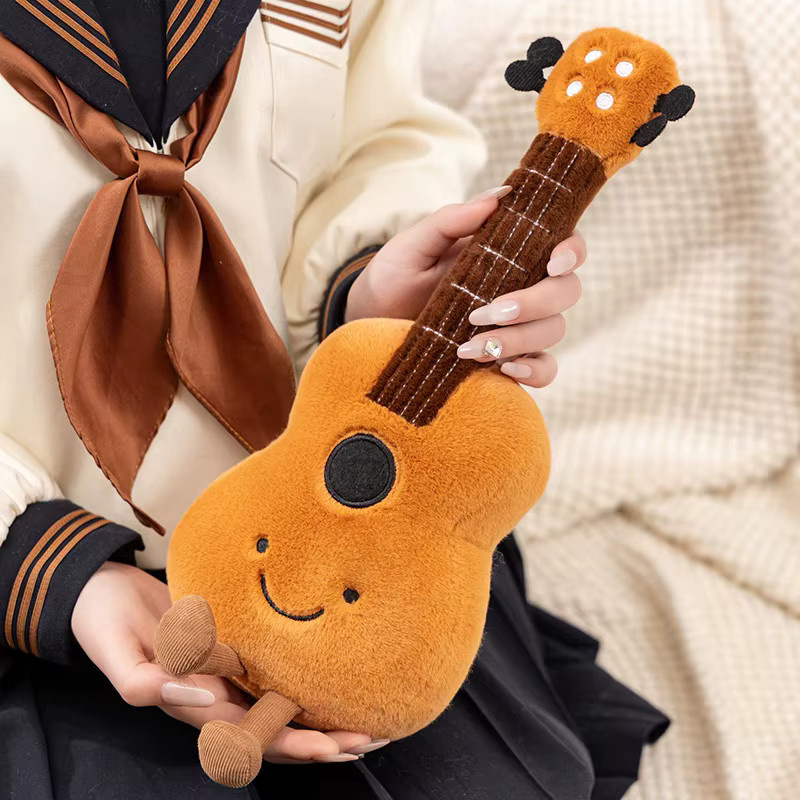 Musical Plüsch Spielzeug, Violine Gitarre Pipa Stimmgabel, Plüsch / Textil, Bunt / Mehrfarbig - Bild 2