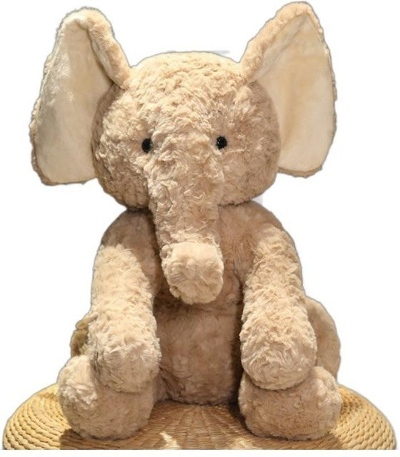 Binchi Fitness Elefant, Plüsch, Braun, mit klappenden Ohren - Bild 1
