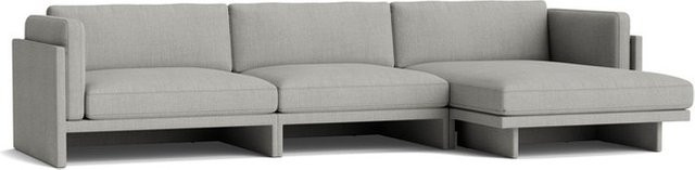 Normann Copenhagen Softy 4 Sitzer Modulsofa mit Chaiselongue Rechts in Braun - Bild 1