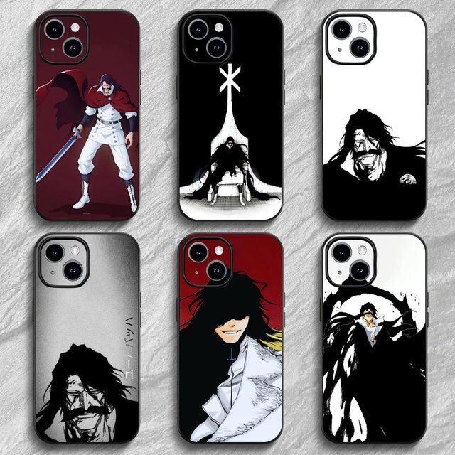 Anime-Charakter Yhwach Handyhülle für Apple iPhone 12-17 Air Plus Pro Max in Mehrfarbig und Schwarz mit Satin-Glanz-Finish - Bild 1