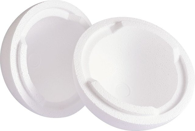 VBS Styroporkugel in Weiß, 2-teilig, Durchmesser: 15 cm - Bild 1