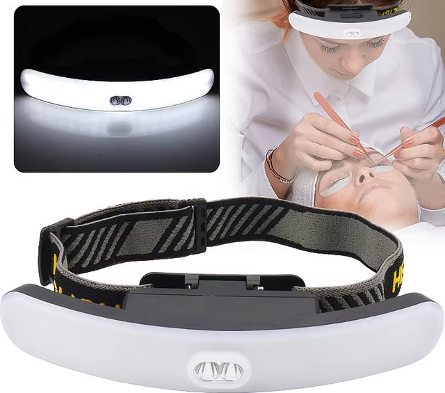 NALSYAO LED-Wimpernleuchte, Wiederaufladbare Stirnlampe - Bild 1