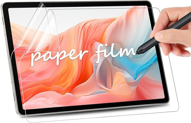 2 Stück papierähnliche Displayschutzfolie für Samsung Galaxy Tab S8 S9 S10 Ultra S9 A11 Plus, transparent - Bild 1