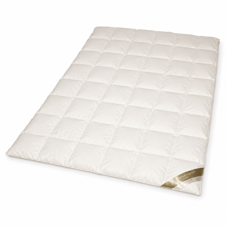 Betten Hofmann Bellalux leichte Kassetten Daunendecke als Ganzjahresdecke, 100% Daunen, Weiß, B: 155 cm, L: 220 cm - Bild 1