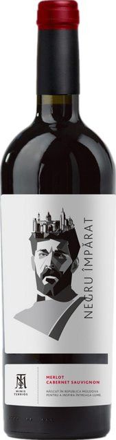 Valul lui Traian Minis Terrios Negru Imparat Rotwein, Cabernet Sauvignon, 2020, Rumänien, trocken, 0,05 l - Bild 1
