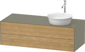 Duravit Waschtischunterschrank White Tulip in Weiß glänzend, B/T: 130 x 55 cm - Bild 1