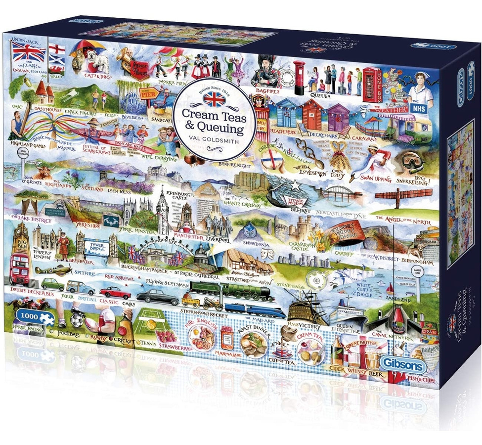 Gibsons Puzzle Symbols of Great Britain mit 1000 Teilen - Bild 1
