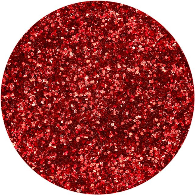 Glorex Bio Glitter fein Rot - Bild 1