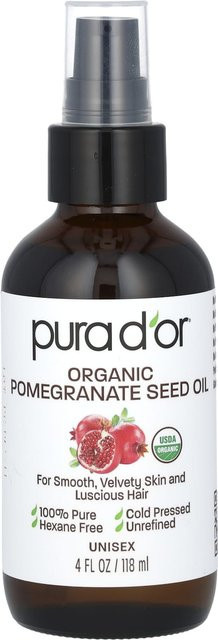 Pura D'Or Bio-Granatapfelkernöl, 118 ml, Unisex - Bild 1