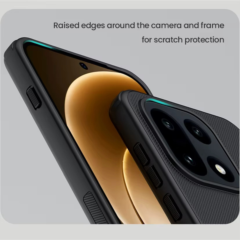 Nillkin Frosted Shield Pro Schutzhülle für OnePlus 15 in Schwarz und Transparent, stoßfeste Hartschale mit weichen Kanten - Bild 4
