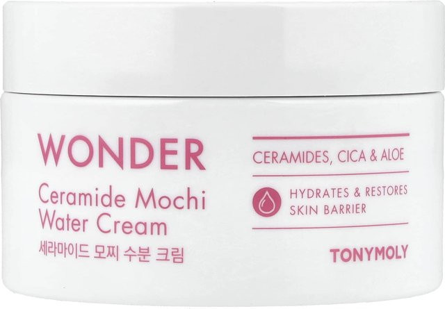 TonyMoly Wonder Ceramide Mochi Water Cream, 100 g, Gesicht, Ceramide, Aloe Vera - Bild 1