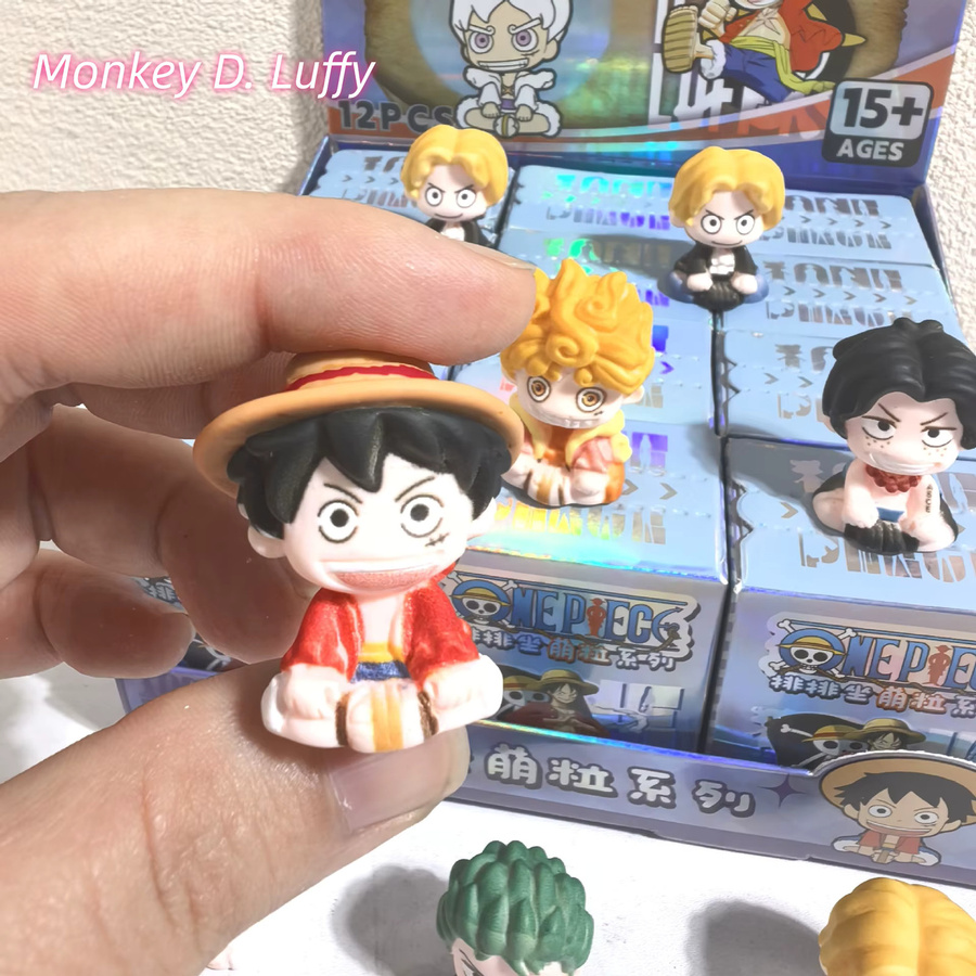 Bandai One Piece Chibi Sitzfiguren Blind Box Set, Mini PVC-Figuren, ab 14 Jahren - Bild 2