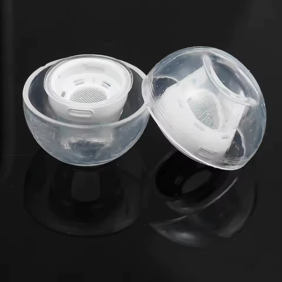 Chic Rain Silikon-Ohrstöpsel für AirPods Pro und Pro 2, antiallergisch und rutschfest, Farbe: transparent - Bild 4