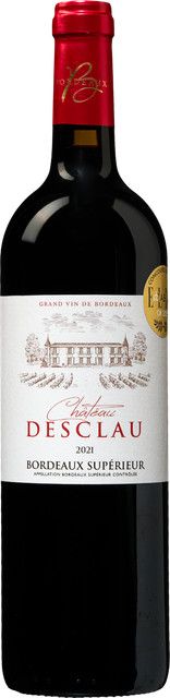 Château Desclau Bordeaux Supérieur Rotwein, Merlot, Frankreich, 13,5 %, 0,75 l - Bild 1