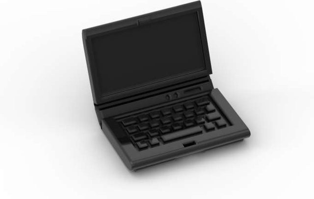 Wucifang Bags Computer Laptop Bausteine-Set, 10-teiliges Set, ab 6 Jahren, Schwarz - Bild 1
