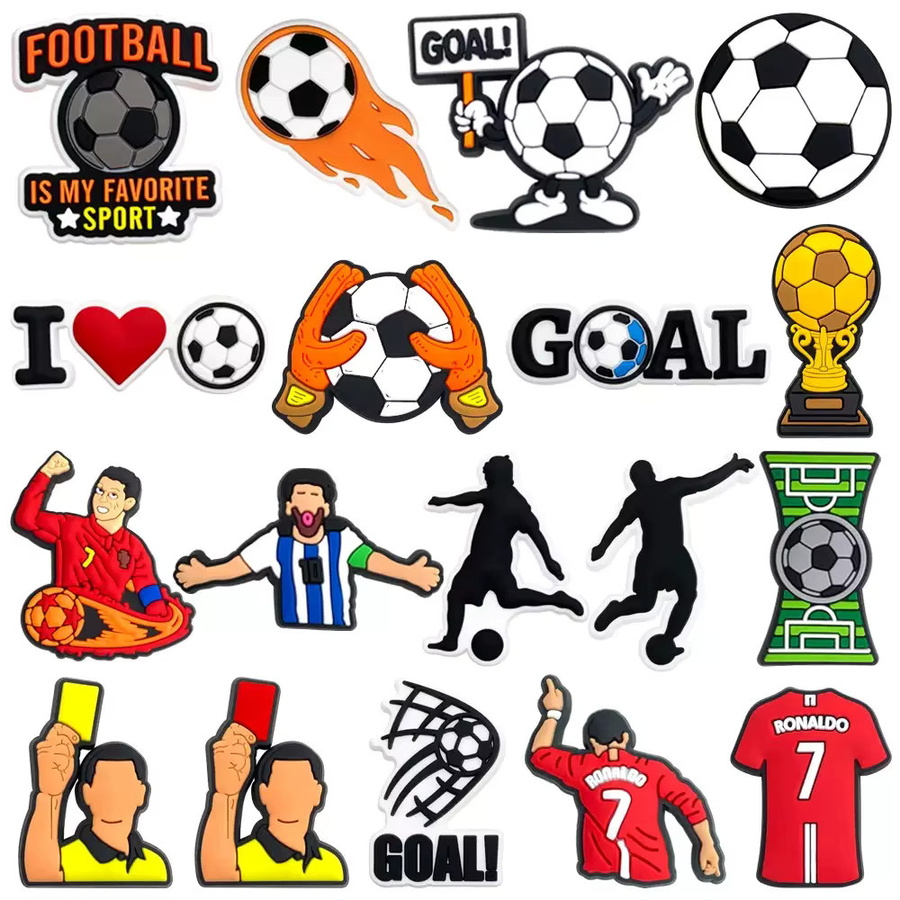 Hot Toys Fußball-Serie Schuh-Charms, PVC, Damen, Herren - Bild 3