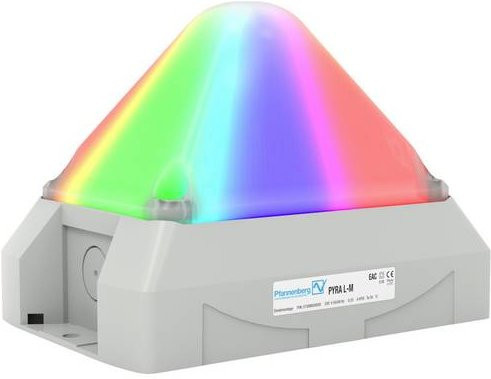 Pfannenberg Signalleuchte LED PY L-M 10-60 DC RGBW Multicolour Dauerlicht Blinklicht Blitzlicht 24 V/DC - Bild 1