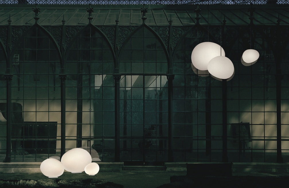 Foscarini Gregg Outdoor Hängeleuchte in Weiß aus Glas mit IP65 Schutz für Außenbereich, Terrasse und Patio - Bild 4