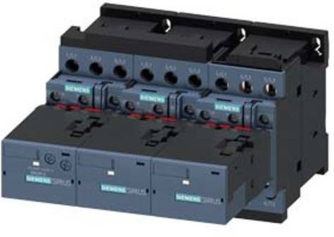 Siemens Stern-Dreieck-Kombination 3RA2425-8XF32-1AC2 in Grau mit 3 Schließern für 690 V/AC - Bild 1
