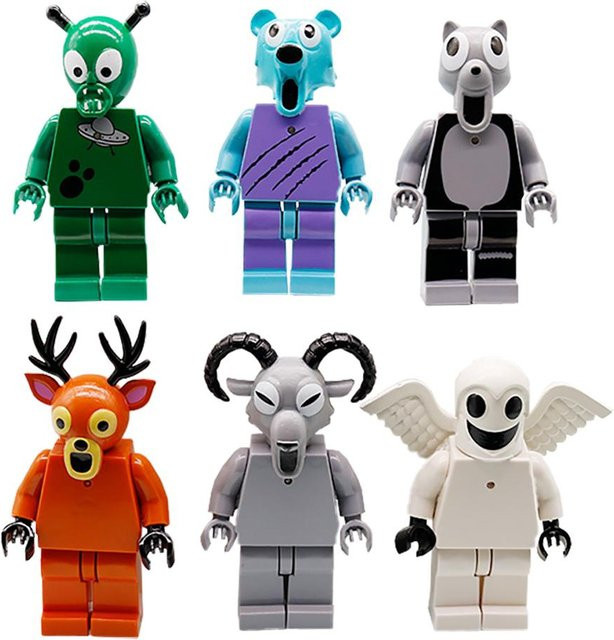 Yiran toy 1 Hirsch Wolf Modell Dekoration, 6-teiliges Set, Schwarz, ab 14 Jahren - Bild 1