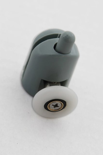Sanotechnik Duschkabinen Einzelrollen 4er-Set für 6 mm Glasstärke in Grau - Bild 1