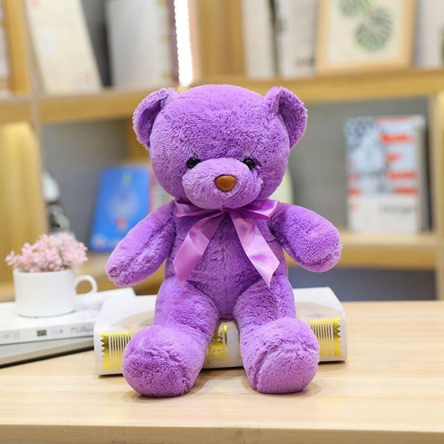 Teddybär Plüschtier, violett, 30cm, ab 3 Jahre - Bild 1