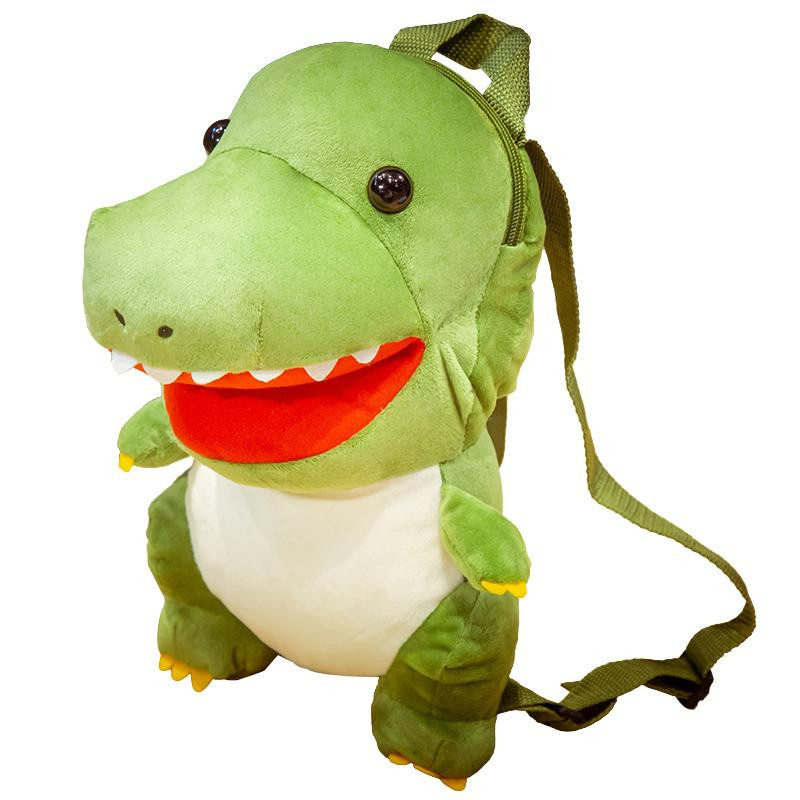 Wucifang Bags Dinosaurier Plüsch-Dinosaurier-Rucksack, grün, ab 3 Jahre - Bild 3