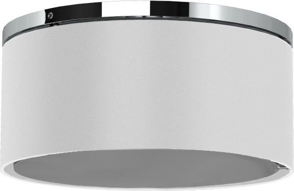 Top Light Puk Maxx One 2 LED-Deckenleuchte in Weiß matt und Chrom mit mattiertem Glas und warmweißem Licht (2700K) - Bild 1