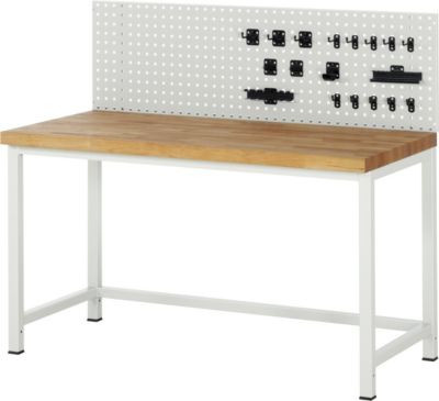 Rau Hakenset aus Stahl, 18-teilig, Schwarz, für Lochplatte oder Rückwandverkleidung, Durchmesser: 60 mm, T: 75 x 50 x 35 x 20 mm - Bild 1