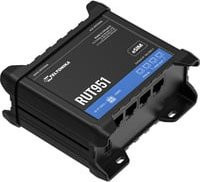 Teltonika RUT951 Industrieller kompakter 4G/LTE Dual SIM Router mit Ethernet, I/O und WiFi in Schwarz - Bild 2