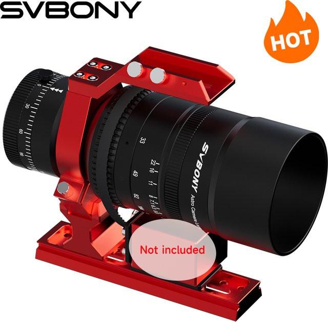 Svbony Schwalbenschwanzplatte Rot für Astrofotografie mit SV555 APO Teleskop und SV239 - Bild 1