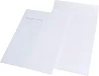 MAILmedia Faltentasche DIN C4 mit Fenster weiß, selbstklebend aus Kraftpapier - Bild 1