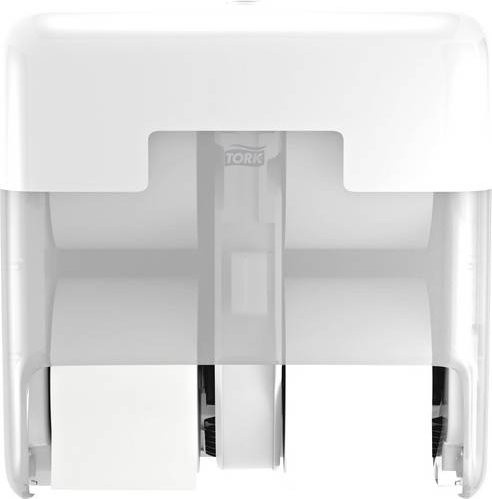 Tork T7-System Toilettenpapierhalter für hülsenloses Toilettenpapier, 4 Rollen, Weiß, Kunststoff - Bild 1