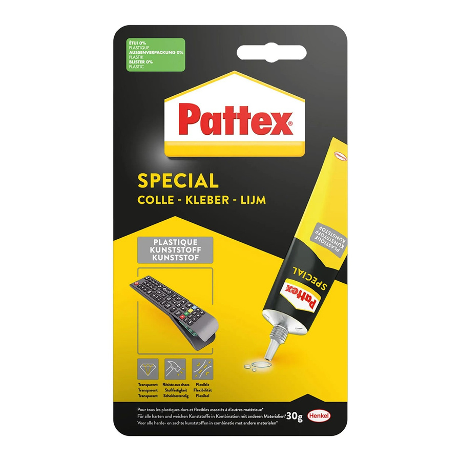Pattex Kunststoff Spezialkleber transparent 30 g - Bild 2