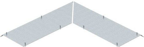 OBO Bettermann AIKF AEA 25040 Blinddeckel in Silber - Bild 1