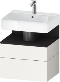 Duravit Waschtischunterschrank Qatego in Grau und Weiß, B/T/H: 59 x 47 x 59 cm - Bild 1