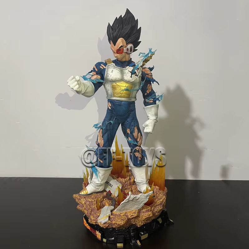 Bandai Dragon Ball Vegeta Actionfigur mit austauschbarem Kopf, mehrfarbig, Höhe: 55 cm - Bild 4