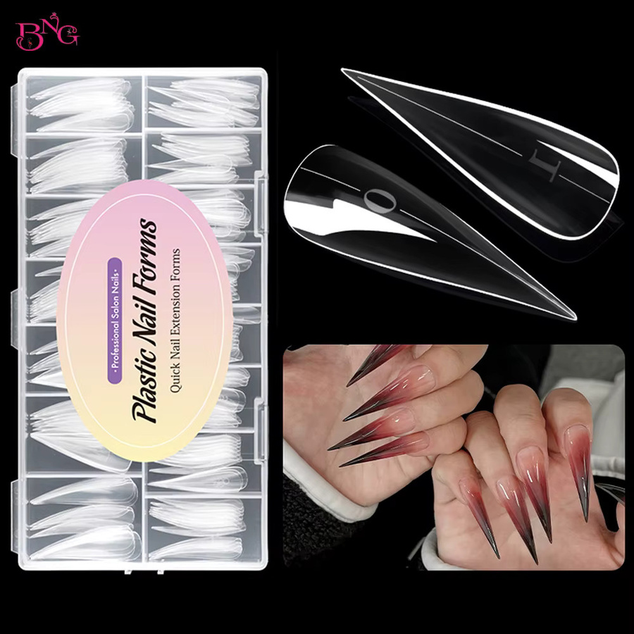 BNG Stiletto Nagel Dual-Formen, 150 Stück, Wiederverwendbar - Bild 2