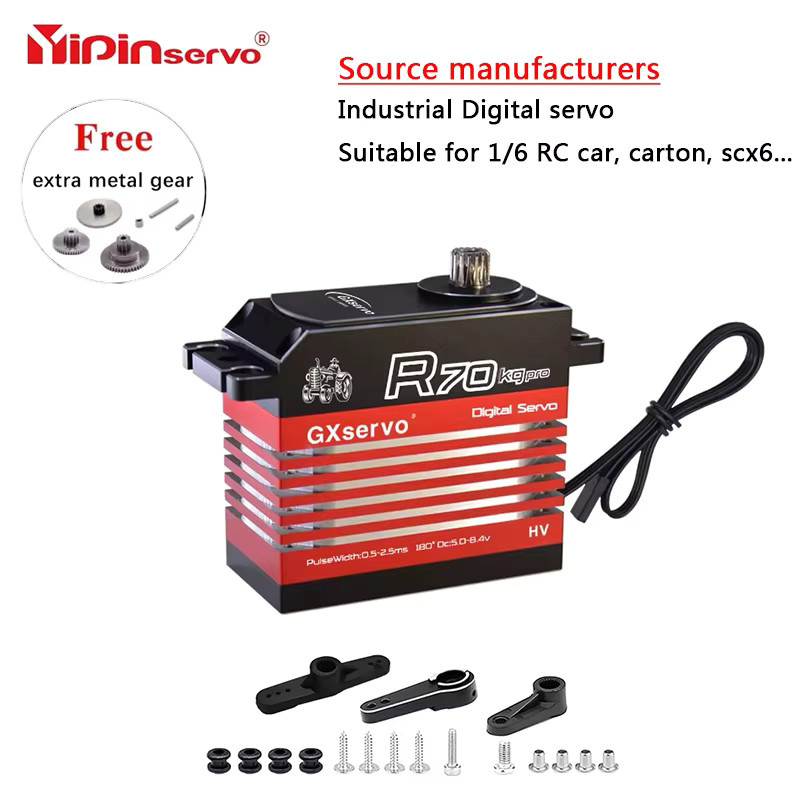 GXservo Digitaler hochpräziser Servomotor, 1:6, Metall, ab 14 Jahren - Bild 2
