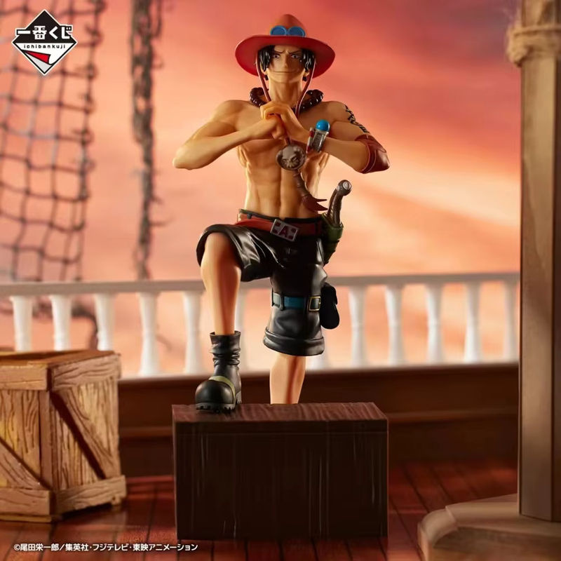 BANDAI Ichiban Kuji One Piece Whitebeard Pirates Figuren Set mit Edward Newgate, Marco, Jozu, Vista und Ace in Mehrfarbig - Bild 4